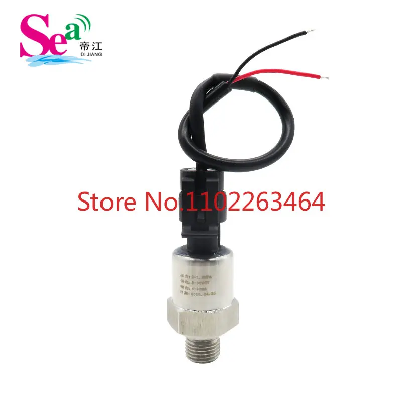 Pressure sensor 2 sub interface Water pressure Air pressure Oil pressure sensor 12-24V output 4-20MA