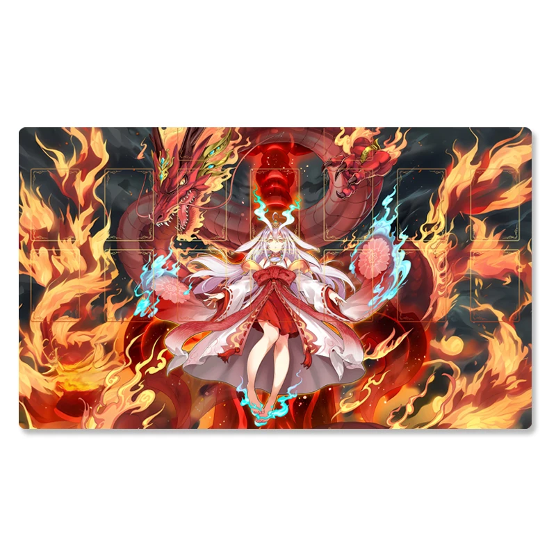 유희왕 쿠리카라 Divincarnate 플레이 매트 유희왕! TCG OCG 트레이딩 카드 게임 매트 듀얼 플레이트 고무 자동차