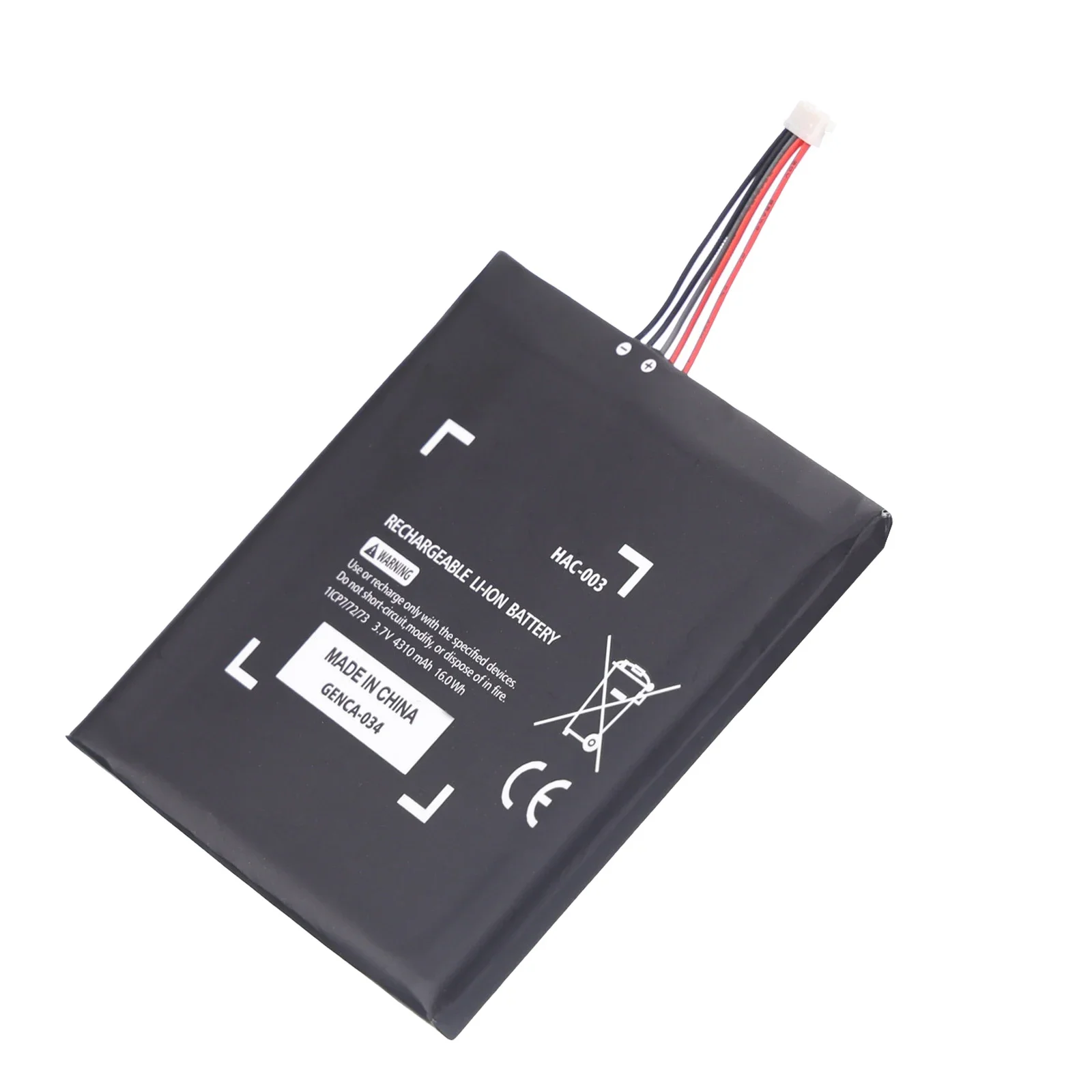 

For Nintendo Switch Console Replacement Li-ion Batteries HAC-003 3.7V 4310mAh Rechargeable Battery Pack