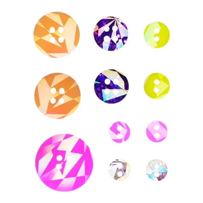 Sparkling Effect Button Silicone Mold for DIY Resin Jewelry Craft Holographic Resin Button Mold Personalized Button Mold