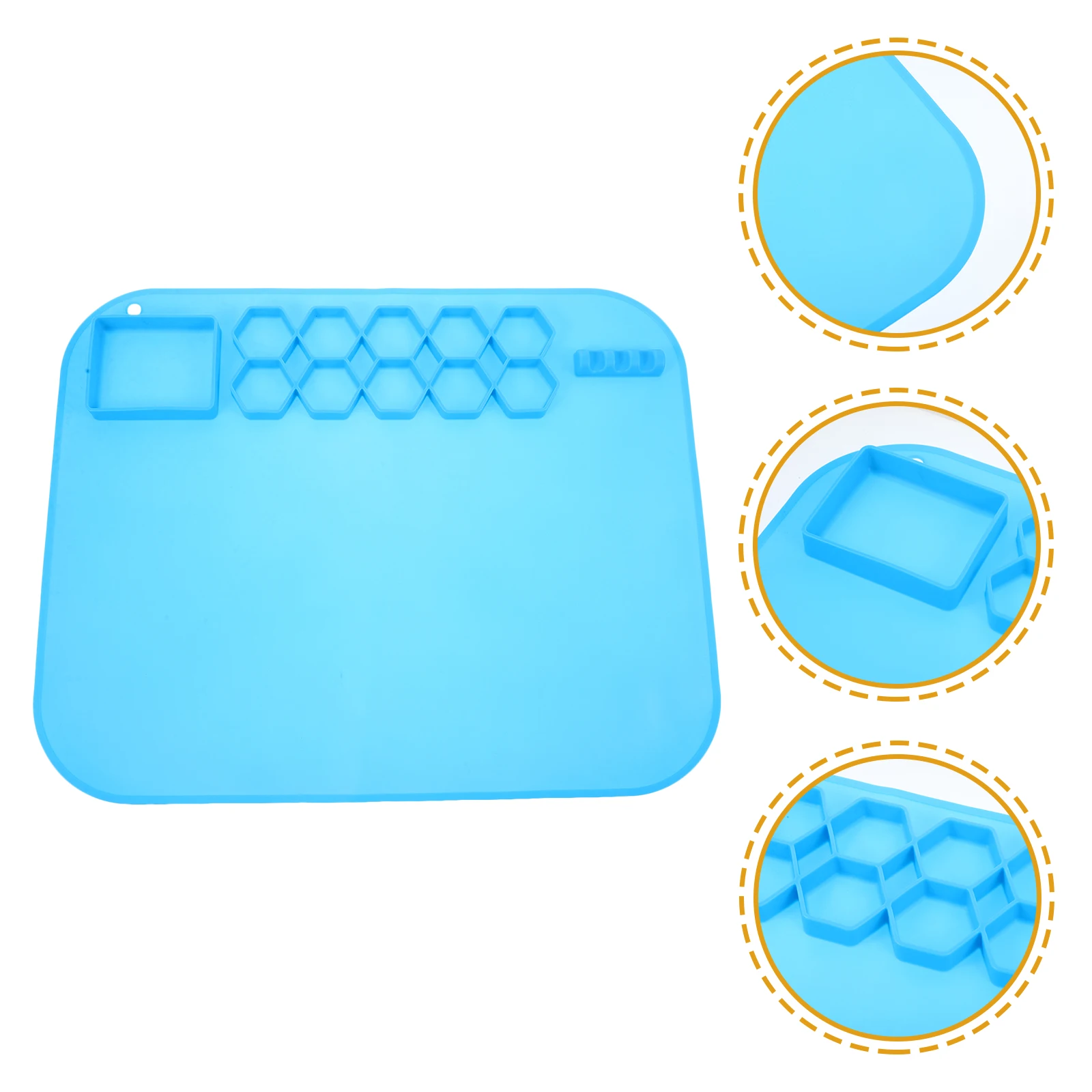 

Washable Drawing Mat Child Pads Silica Gel Painting for Kids Silicone Artist Mats
