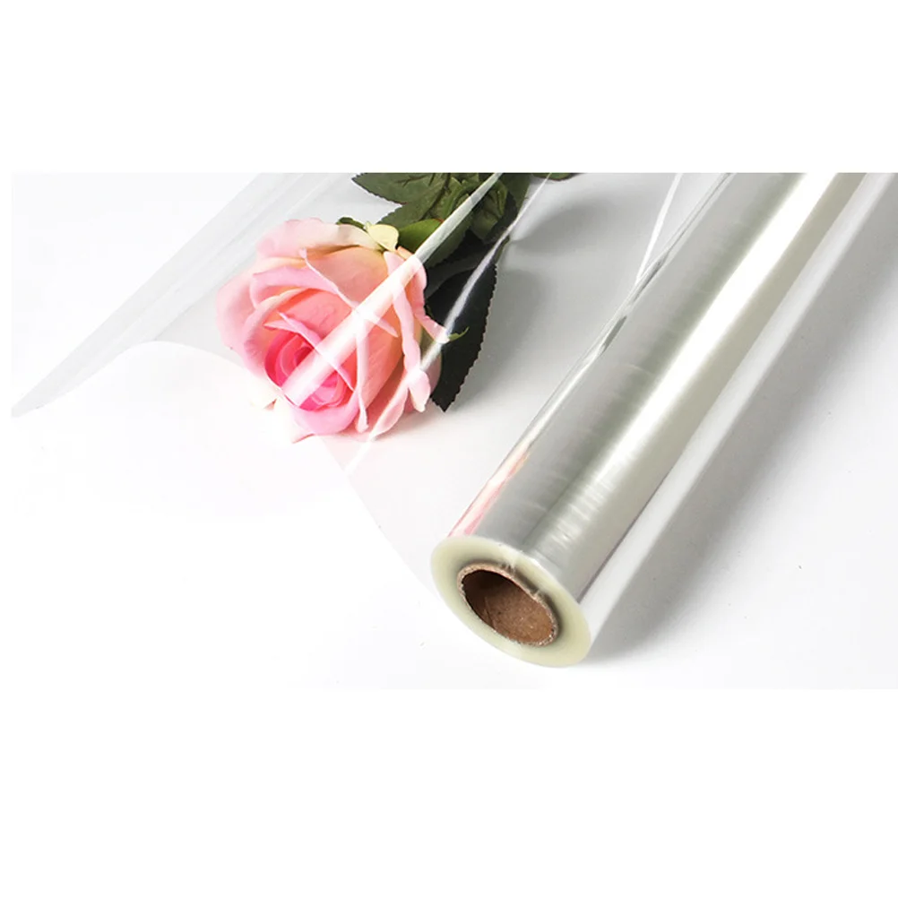 1 Roll Clear Cellophane Wraps for Gift Flower Bouquet Baskets Wrapping and Crafts Supplies cellophane roll