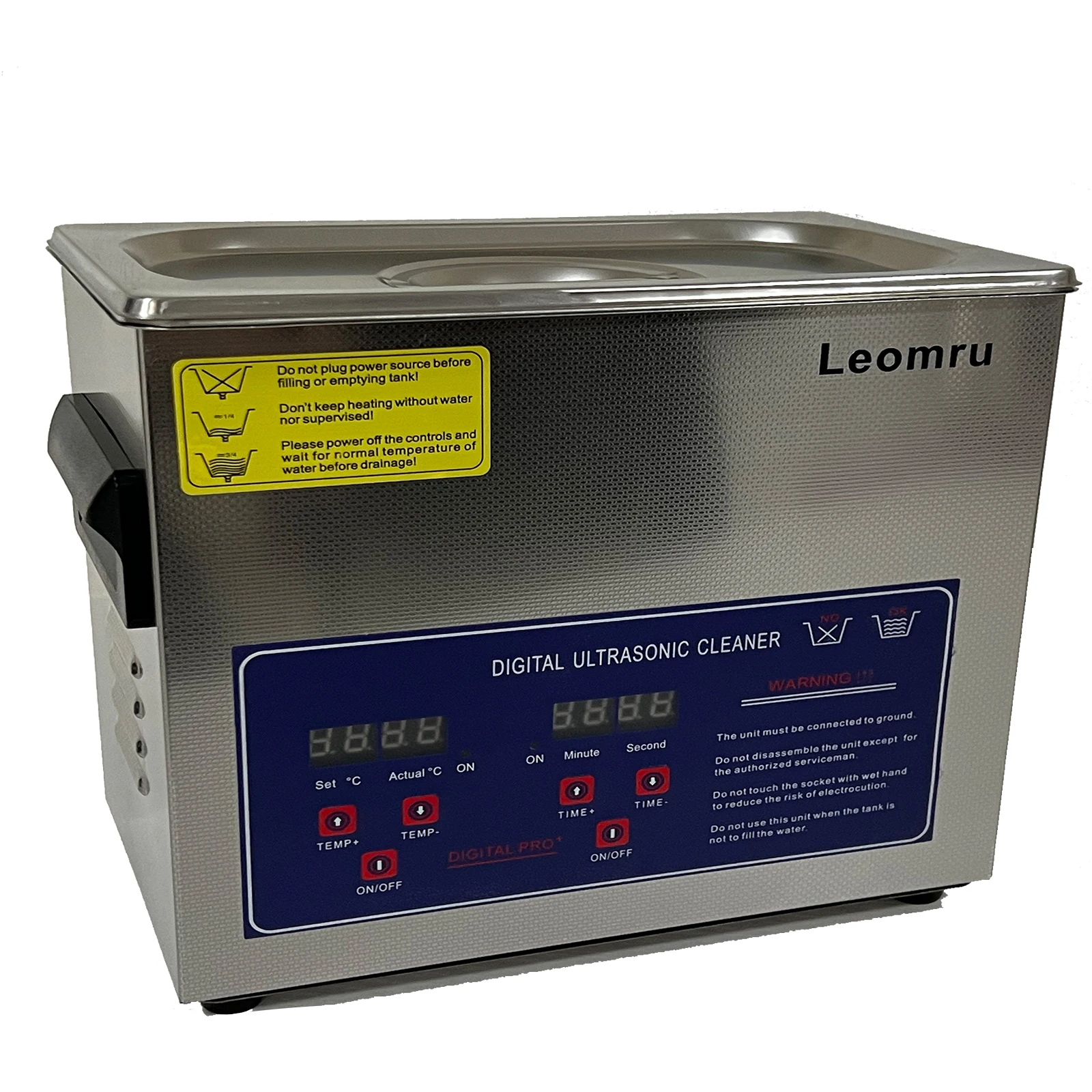 Leomru Tragbare Waschmaschine, digitaler Ultraschall, Schmuck, Uhren, Haushaltsgeräte