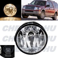 For Ford Expedition 2007 2008 2009 2010 2011 2012 2013 2014 1 pc L=R Front Fog Light Lamp With Halogen Bulbs FO2593221