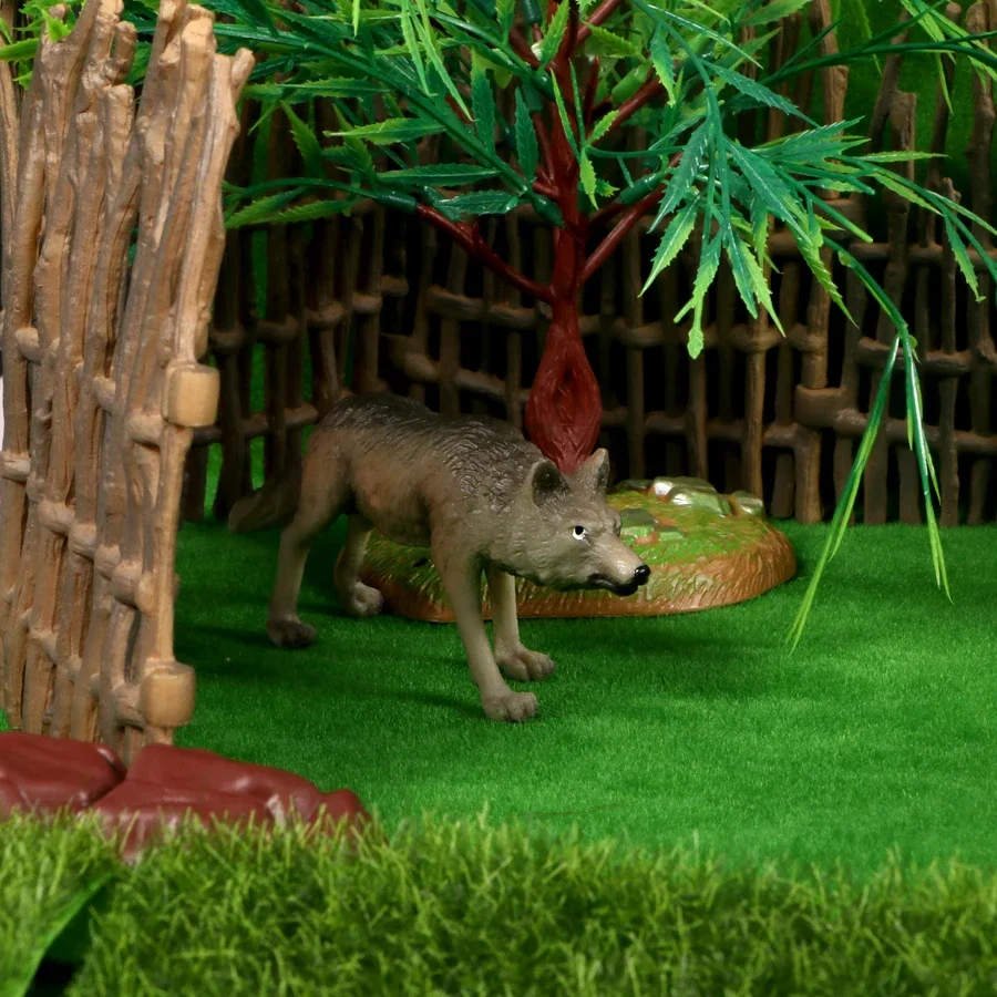 Dieren In Het Wild Bosdierenwolf Modellen Simulatie Arctische Wolf, Herdershond Plastic Beeldje Actiefiguren Pvc Collectie Kinderen Speelgoed