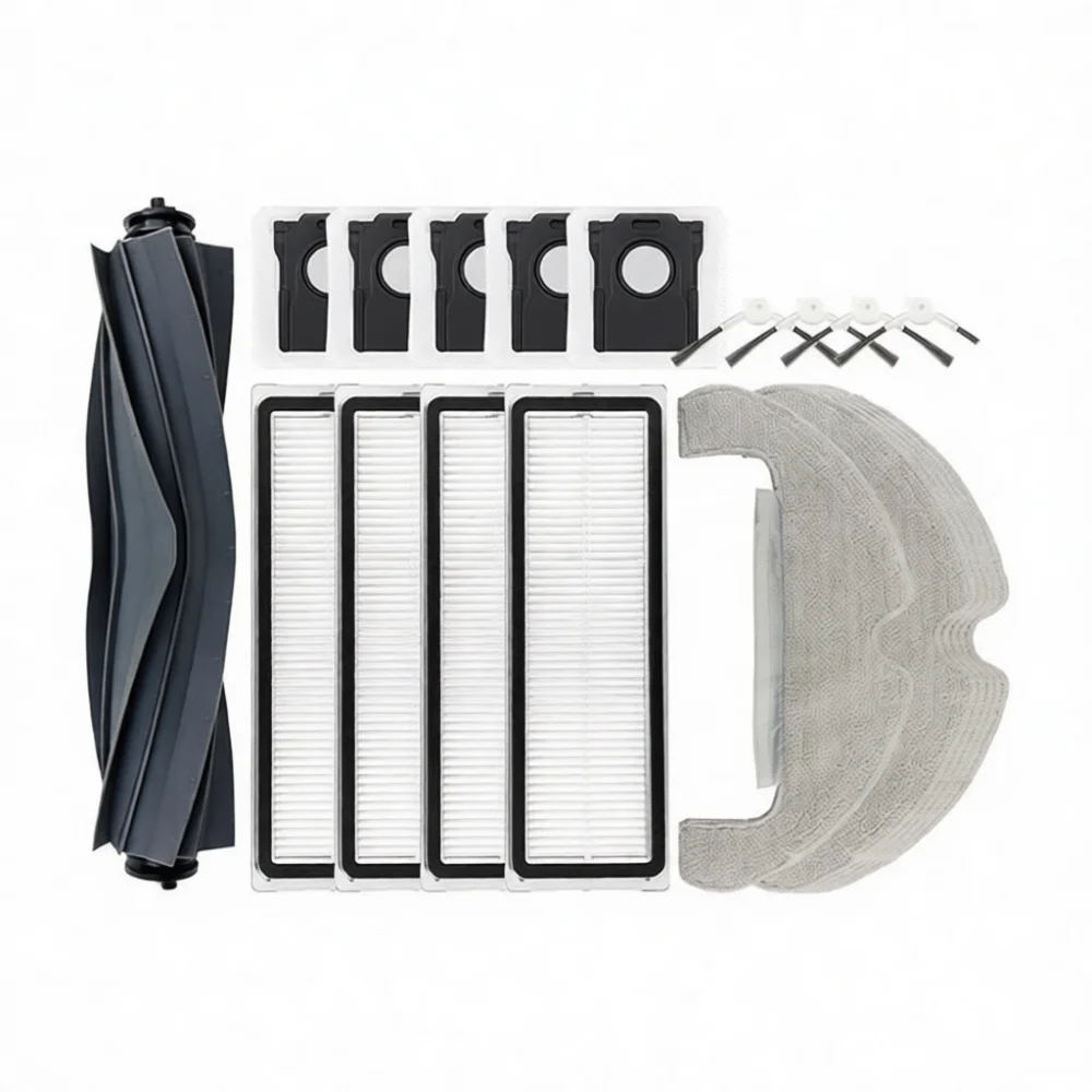 Compatible Spare Parts Set For Dreame D10 Plus Gen2 Robot Vacuum Cleaners Hepa Filter Mop Pads Dustbag Main Brush Combo