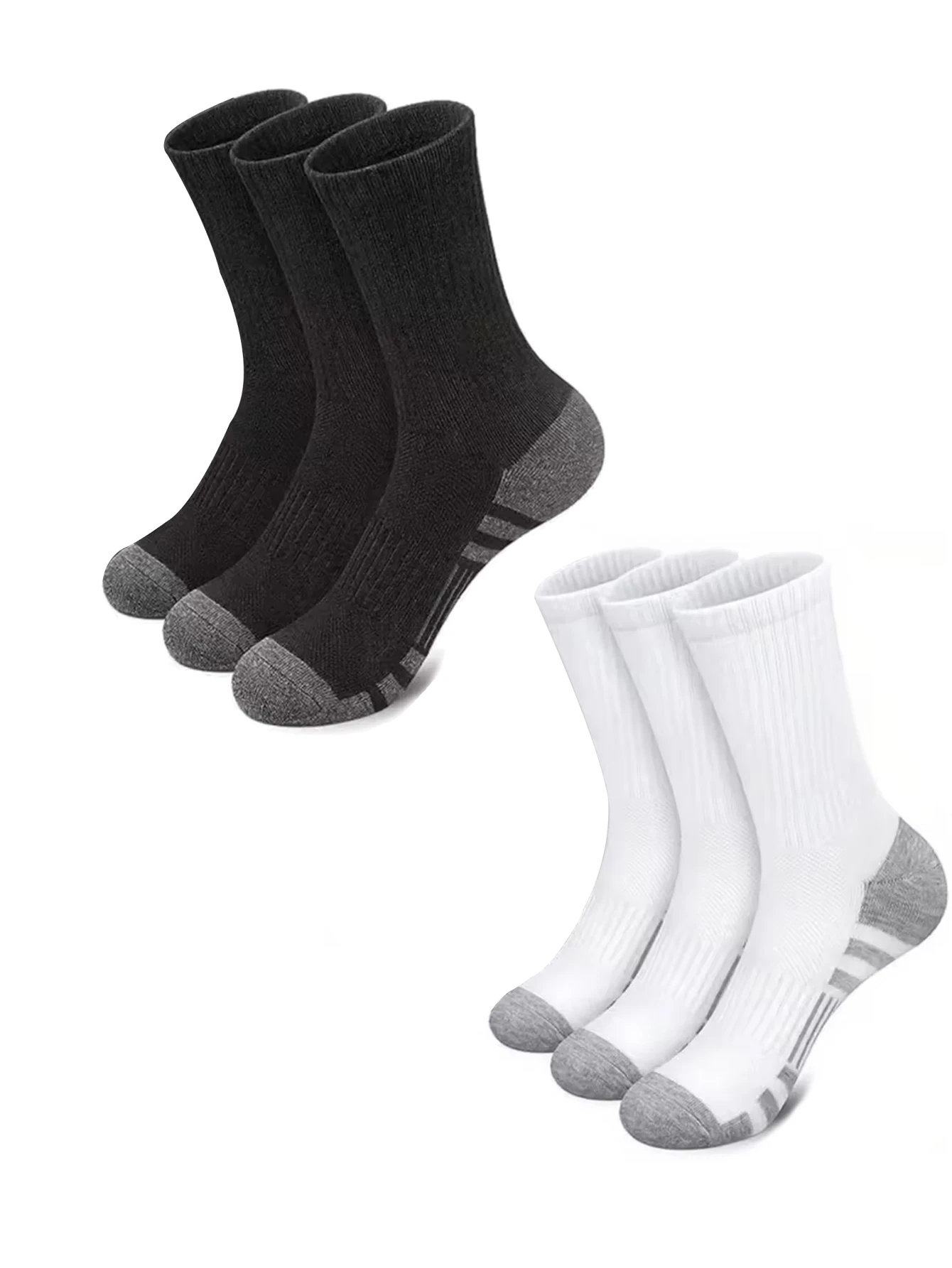 12 Paar Herren-Outdoor-Gym-Socken, hochwertig, bequem, weich, rutschfest, für Fußball, große Größe, neuer Stil