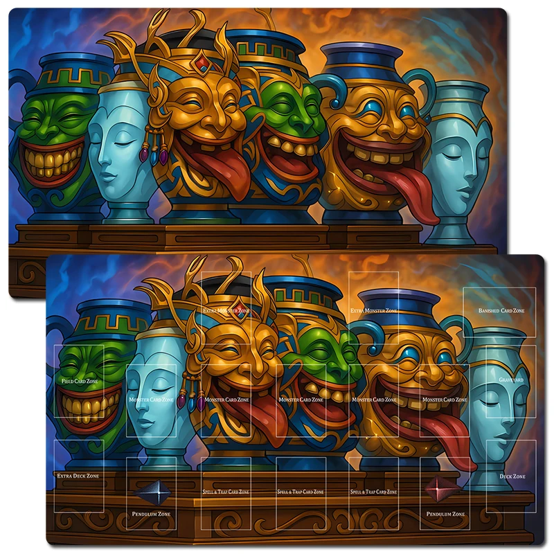 

YuGiOh Pot of Greed TCG CCG Коврик Коллекционный коврик для карточных игр Настольный игровой коврик для игр Коврик для мыши Коврик для мыши Бесплатная сумка