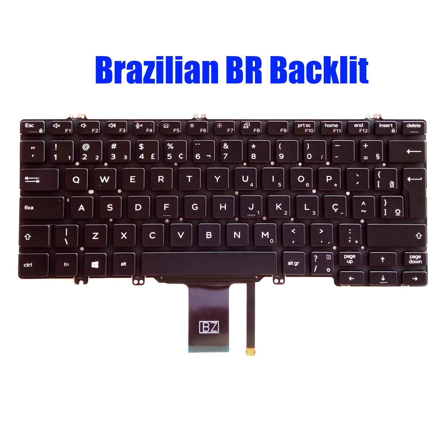 BR SP PO BE HB Keyboard For DELL For Latitude 5300 5310 2-in-1 5300 5310 7300 Brazilian Spanish Portugal Belgium Hebrew New