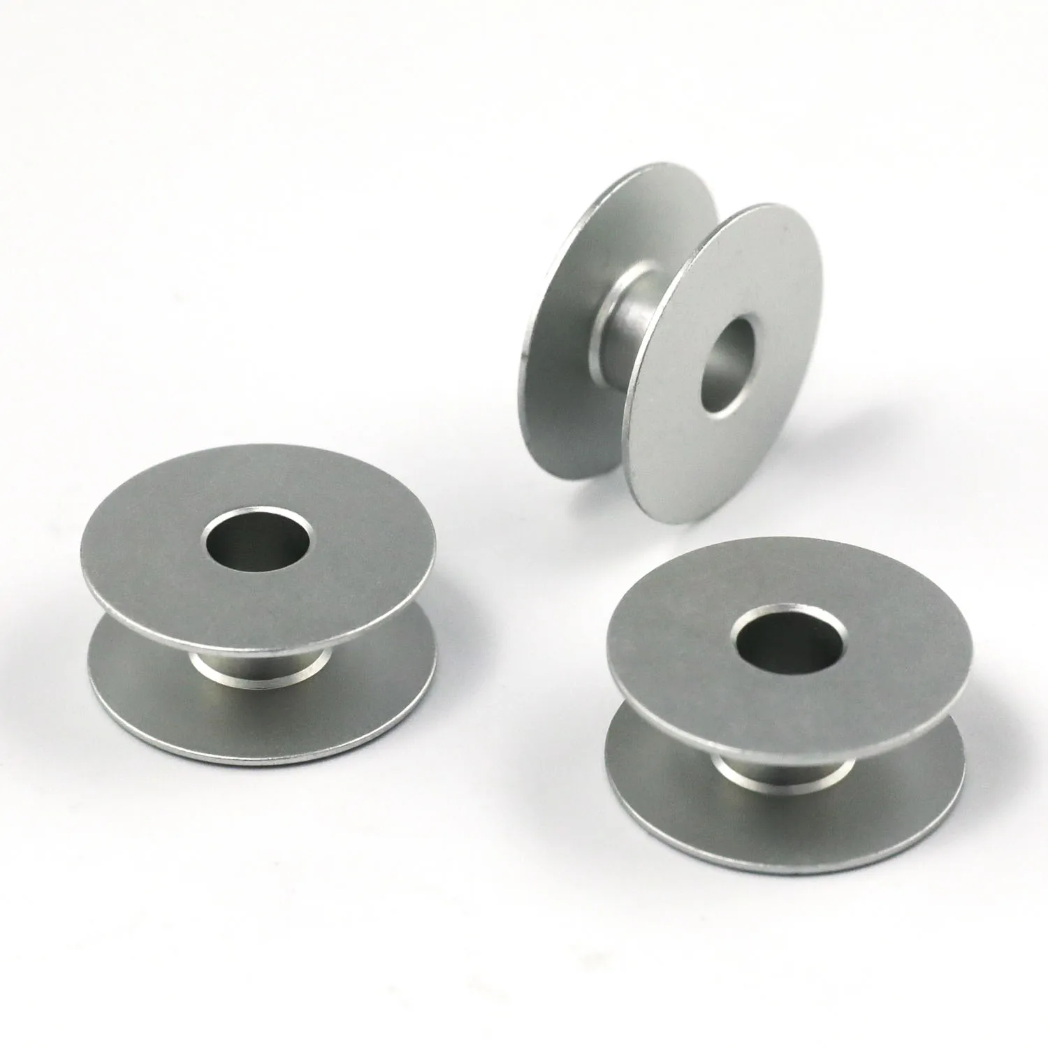10/20pcs Computer flat sewing machine wire bobbin plane line aluminum bobbin core line shuttle quality antioxidant