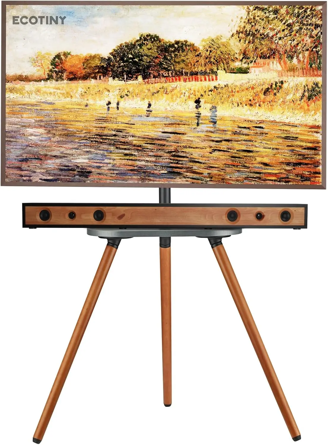 Caballete De Tv Con TríPode Para Pantalla Lcd Led Oled 43 A 65 Pulgadas, Altura Ajustable Y Soporte Tv Swievel, Soporte