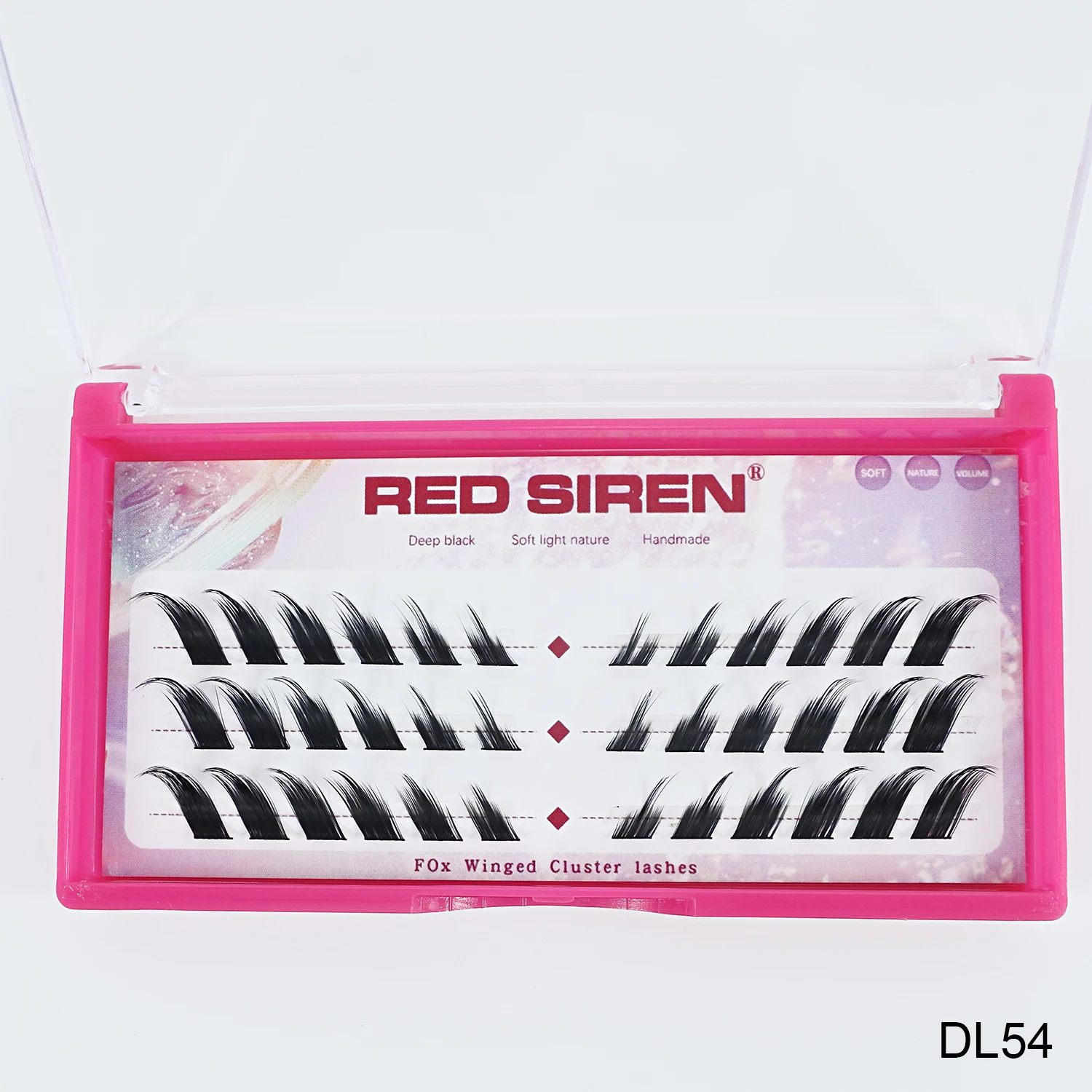 Lash Clusters New Cat Eye Eyelashes Left+Right Eye Lash Extension 3d Natural Wispy DIY Individual Eyelash