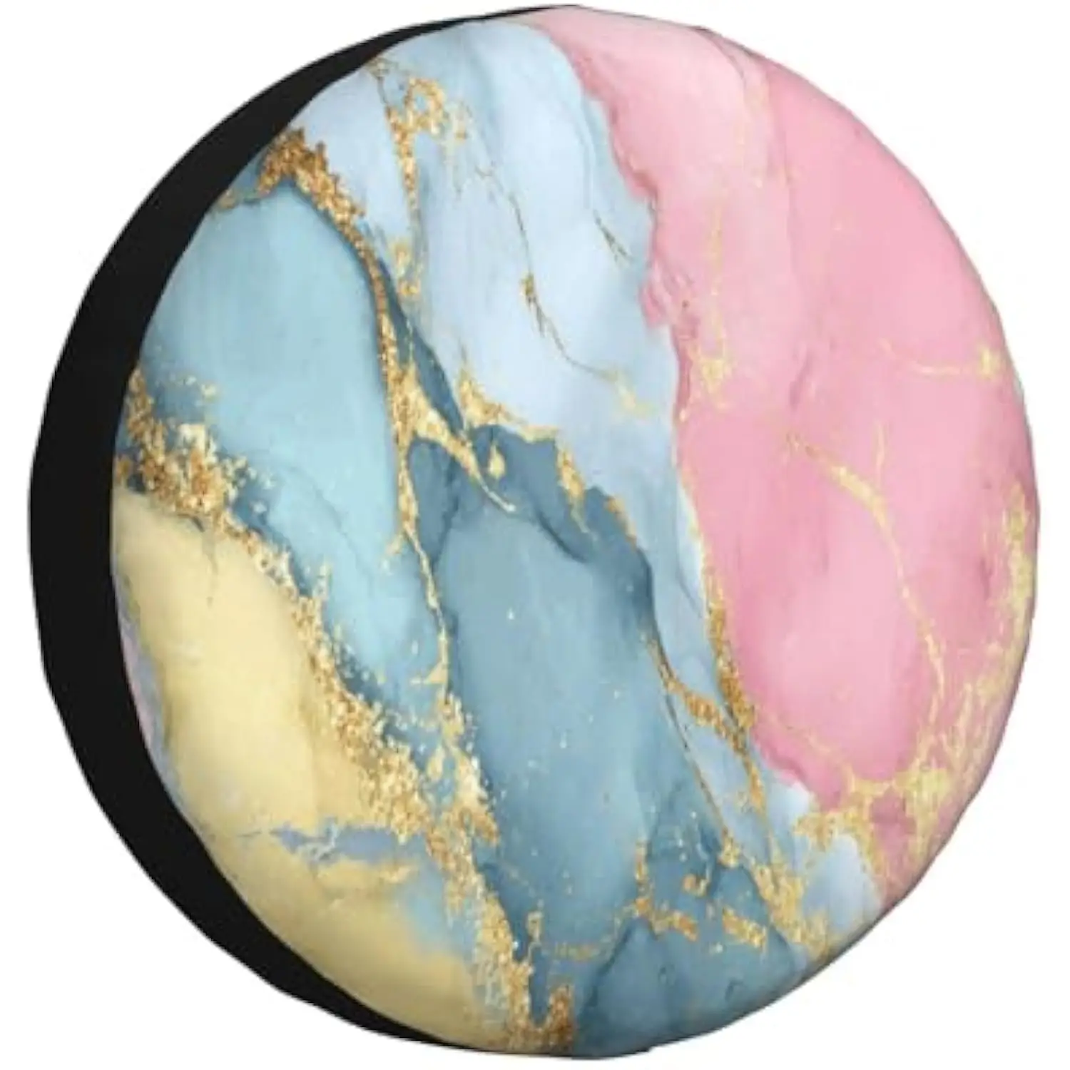 

Чехол для запасного колеса с пастельным мраморным блеском, всепогодный виниловый защитный чехол для колес для автодомов, внедорожников, грузовиков