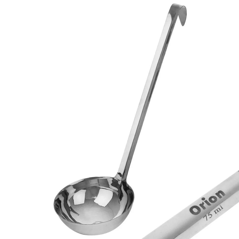 75 Ml Stalen Pollepel, 29 Cm