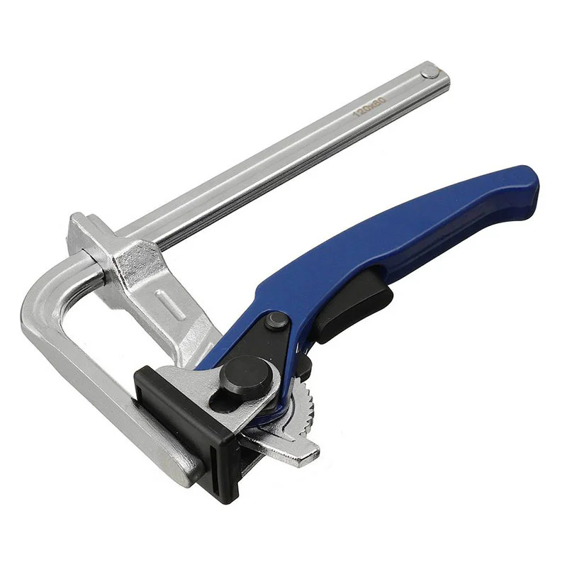 Quick Guide Rail Clamp Carpenter F Clamp Quick Clamping For MFT And Guide Rail System Hand Tool Adjustable Quick Clamping