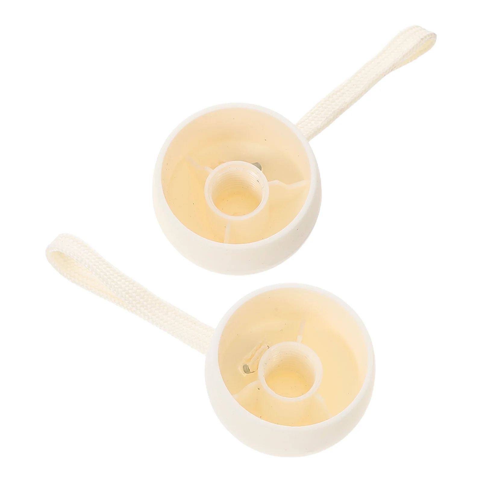 2 قطعة مقبض المظلة استبدال البلاستيك ل 13-14 مللي متر الموضوع الأبيض مظلة السفر إصلاح أجزاء سهلة التركيب