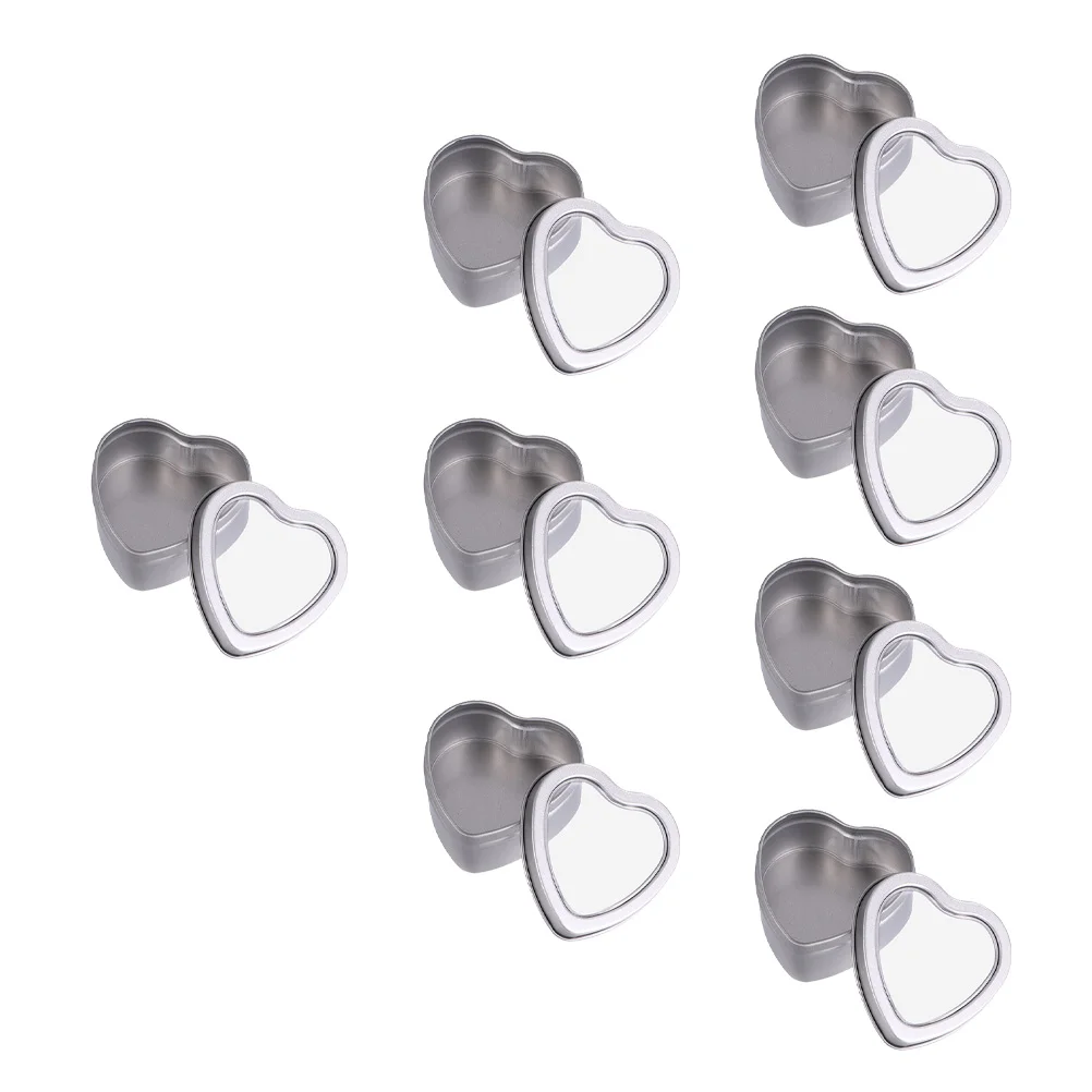 

8 Pcs Party Heart Shaped Candy Box Container Wedding Favor Sugar Chocolate Boxes