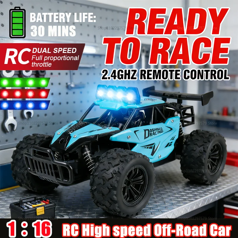 

Новый полностью пропорциональный сплав, высокоскоростной автомобиль с дистанционным управлением, 1:16, высокоскоростной альпинистский внедорожник, гоночная модель, радиоуправляемые автомобили, игрушки