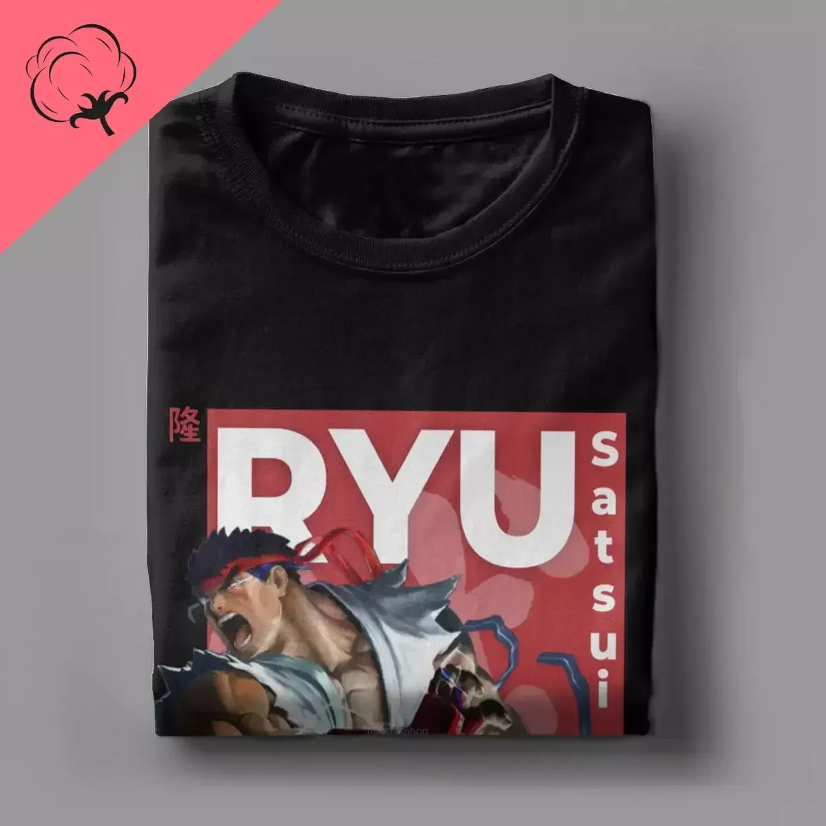 Ryu Street Fighter Essential T Shirt for Men Short Sleeve T-Shirt Men\'s Tshirt Crazy Tees 100% Cotton Top Ropa Hombre