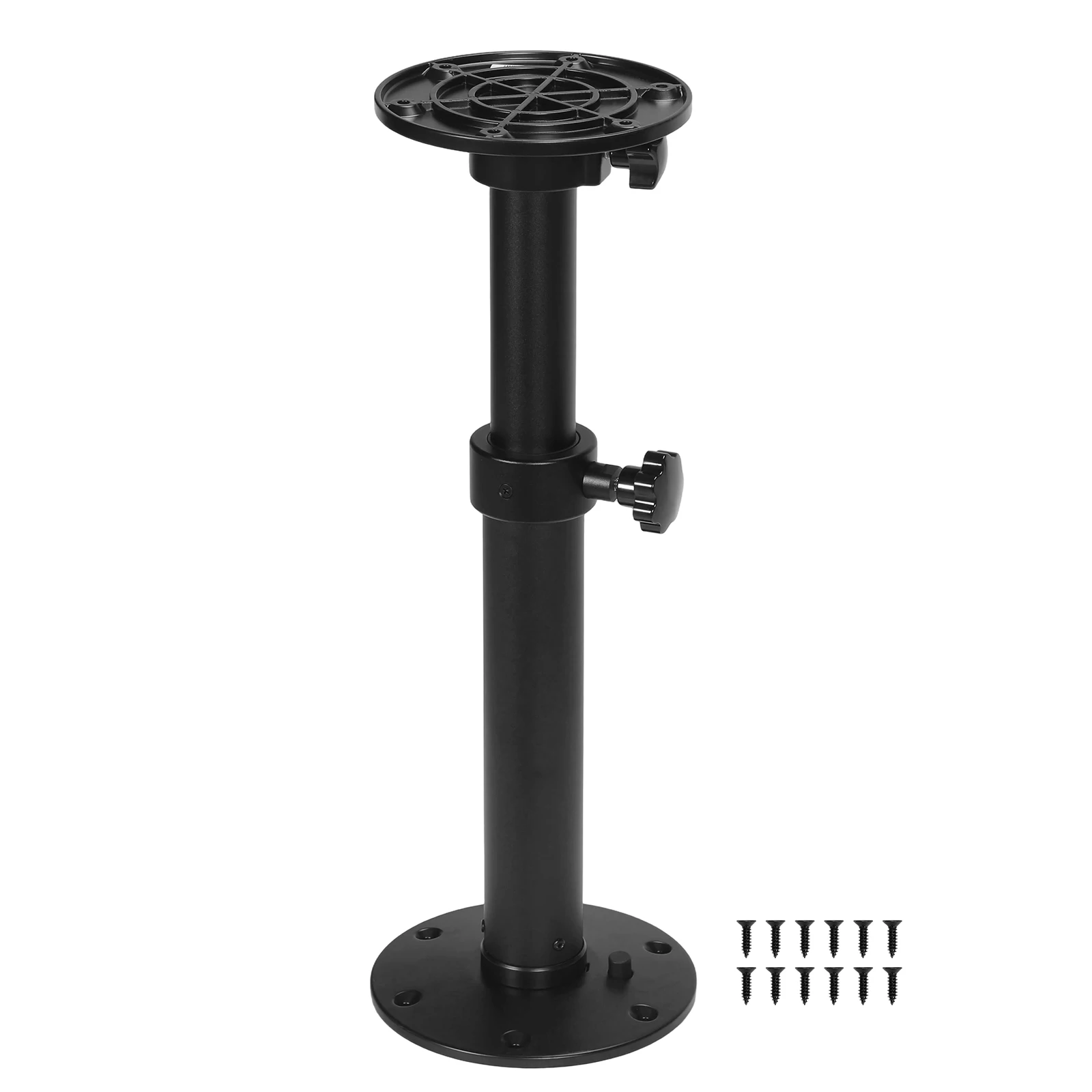 

Height Adjustable Pedestal One-Leg Lifting System Multi-Function Table Base Mount 27.5In for Boat Yacht Motorhome Caravan