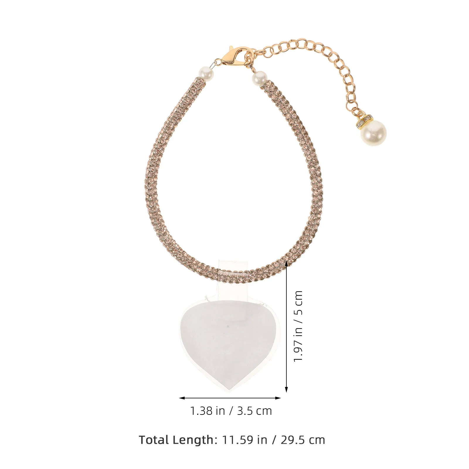 Rhinestone Tassel Anklet Pearl Shoe Straps Anti-Slip Foot Chain High Heel Foot Jewelry Detachable Pearl Ankle Chain for Women