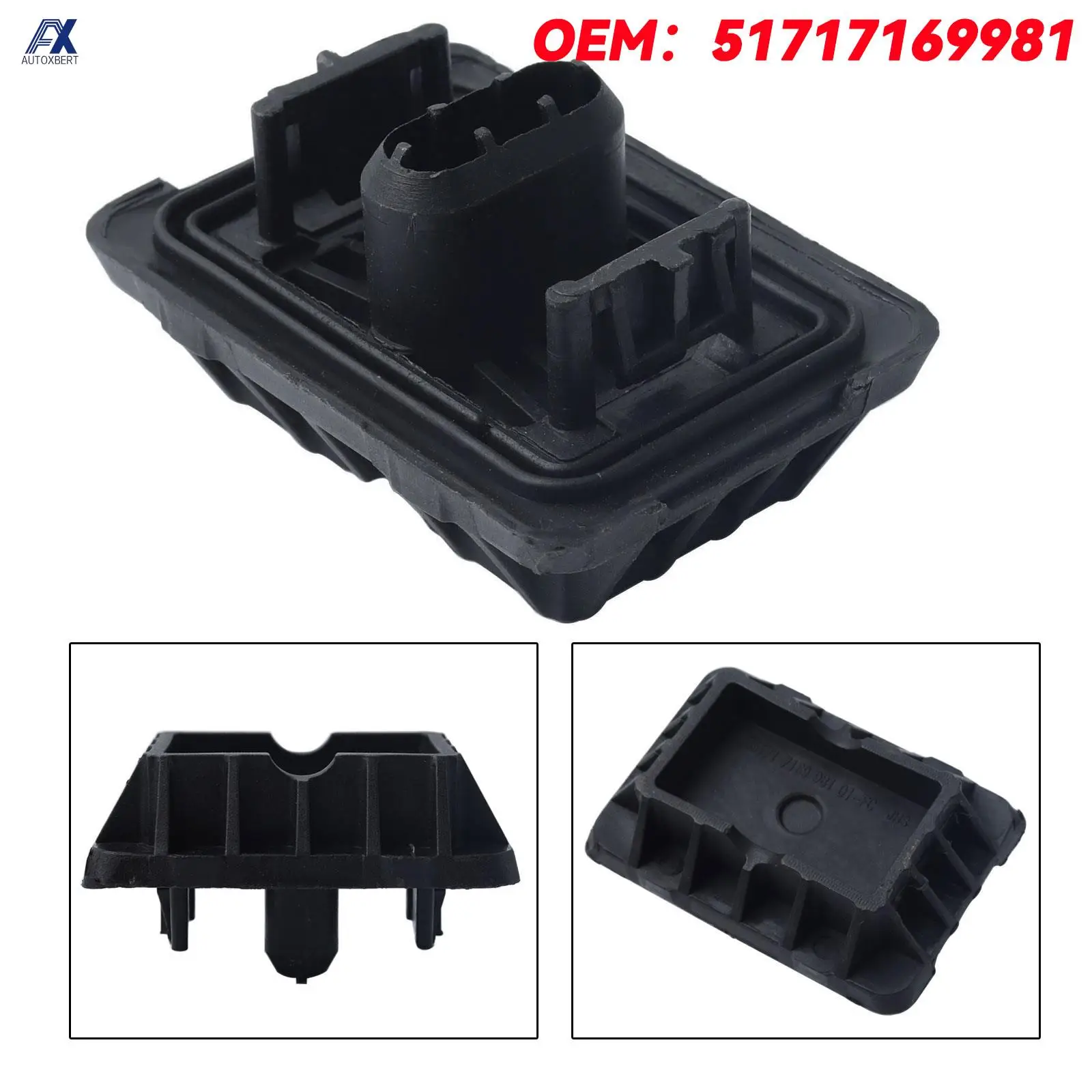 Bloque de elevación de enchufe de soporte de elevación de almohadilla de punto Jack 51717169981 para BMW 1, 2, 3, 4, 6 E88 Series Mini, E93, F30, F80, F31, F34, F82, F33, F83, F36