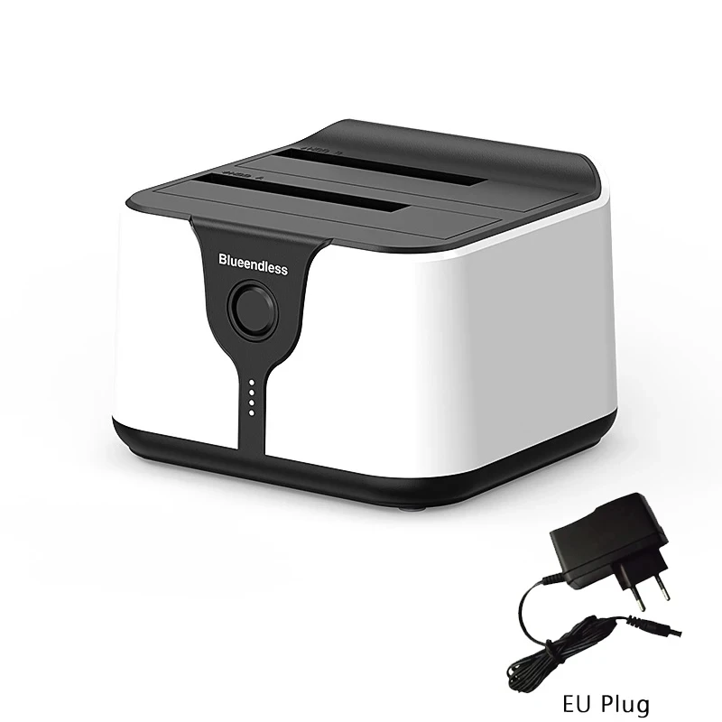 USB 3.0 To SATA Dual Bay External Hard Drive Docking Station Support Offline Clone Hard Drive Station