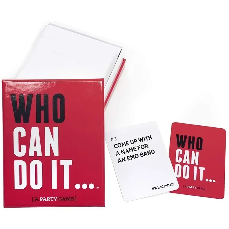 Who Can Do It - Compete with Your Friends to Win These Challenges [A Party Game] Card Game DRUNK STONED OR STUPID