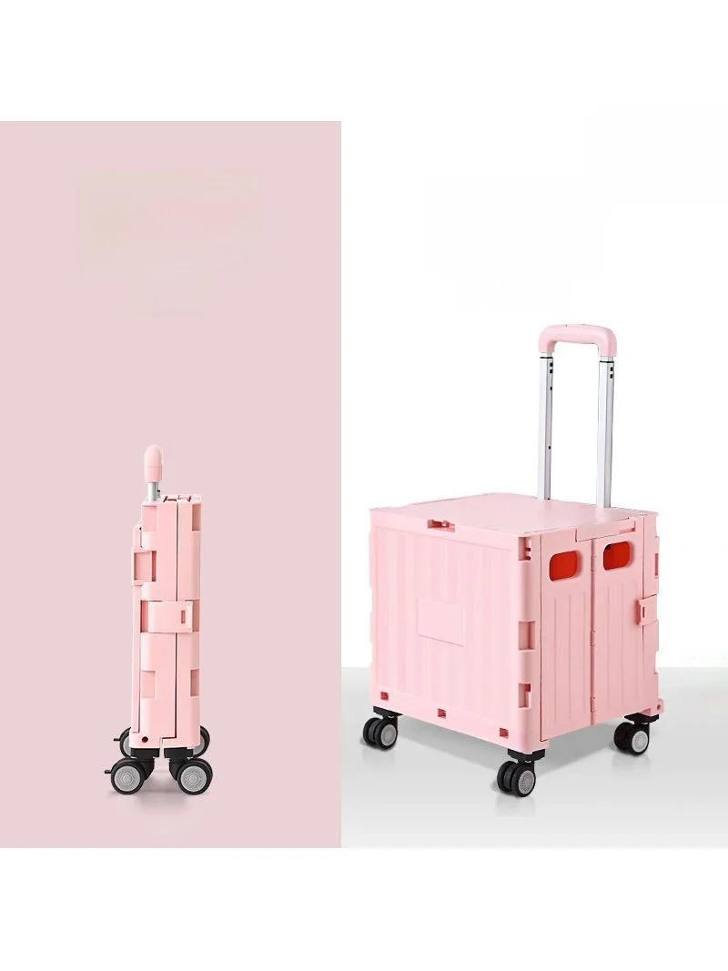 portable-folding-shopping-cart-vegetable-buying-small-trolley-camping-stall-pushcart-home-use-utility-vehicle-market-stall