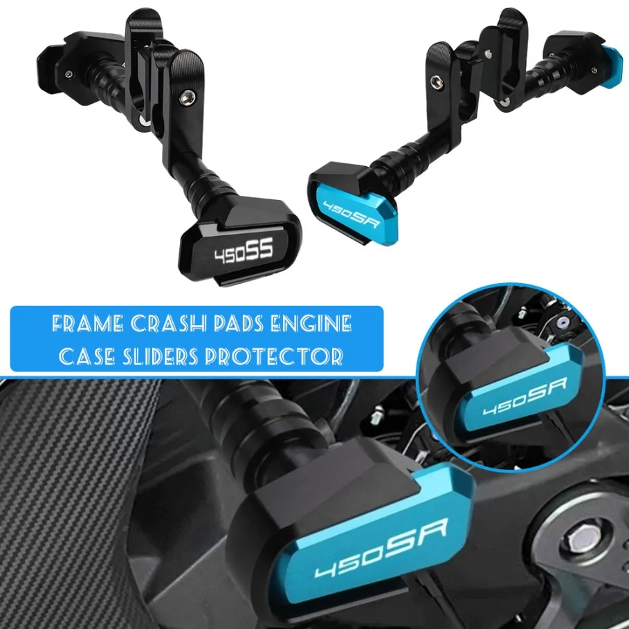 

FOR CFMOTO 450SR 450SS 450SRS 450NK 2022-2025 2024 Engine Protection Cover Frame Sliders Crash Pad Falling Protector Guard