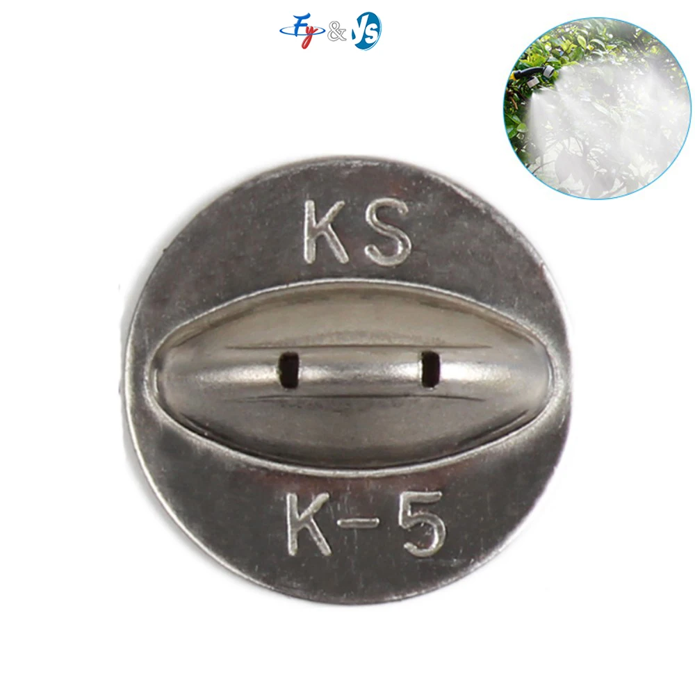 Premuim D-5 F Type Fan Nozzle Kit, SS Double Nozzle Strainer Replacement for Agricultural Knapsack Sprayer