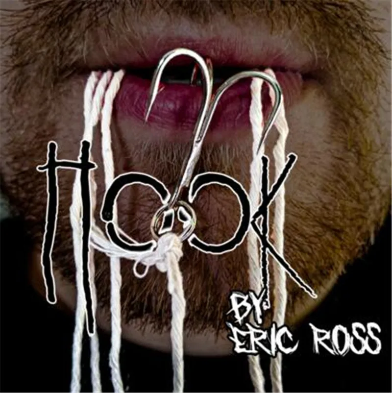 

Hook by Eric Ross(Gimmick+instruction) Magic Tricks Close Up Magia String to Hook Magie Mentalism Illusion Gimmick Prop Magician