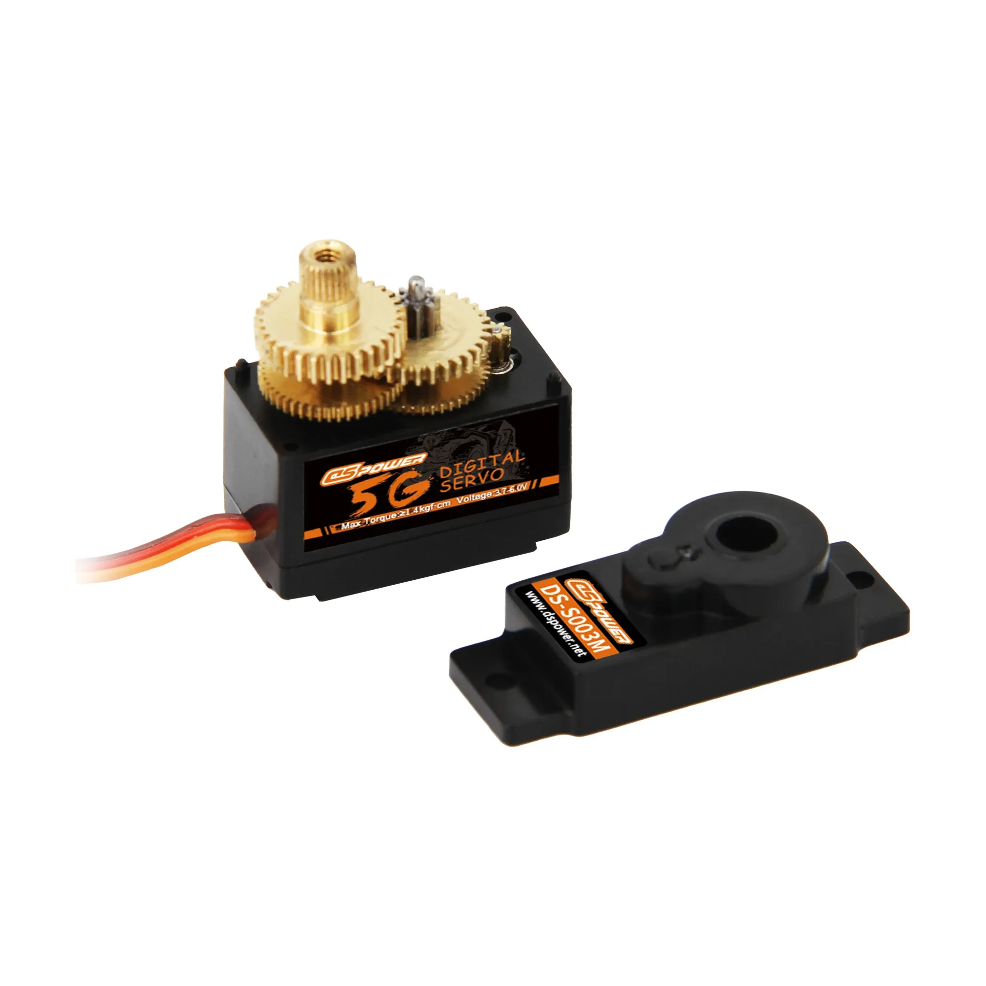 DSPOWER 5G Micro Waterproof Digital Servo Metal Plastic Gear JR/JST Plug for 1/28 RC Car Plane Fixed-Wing Drone Boat Accessories