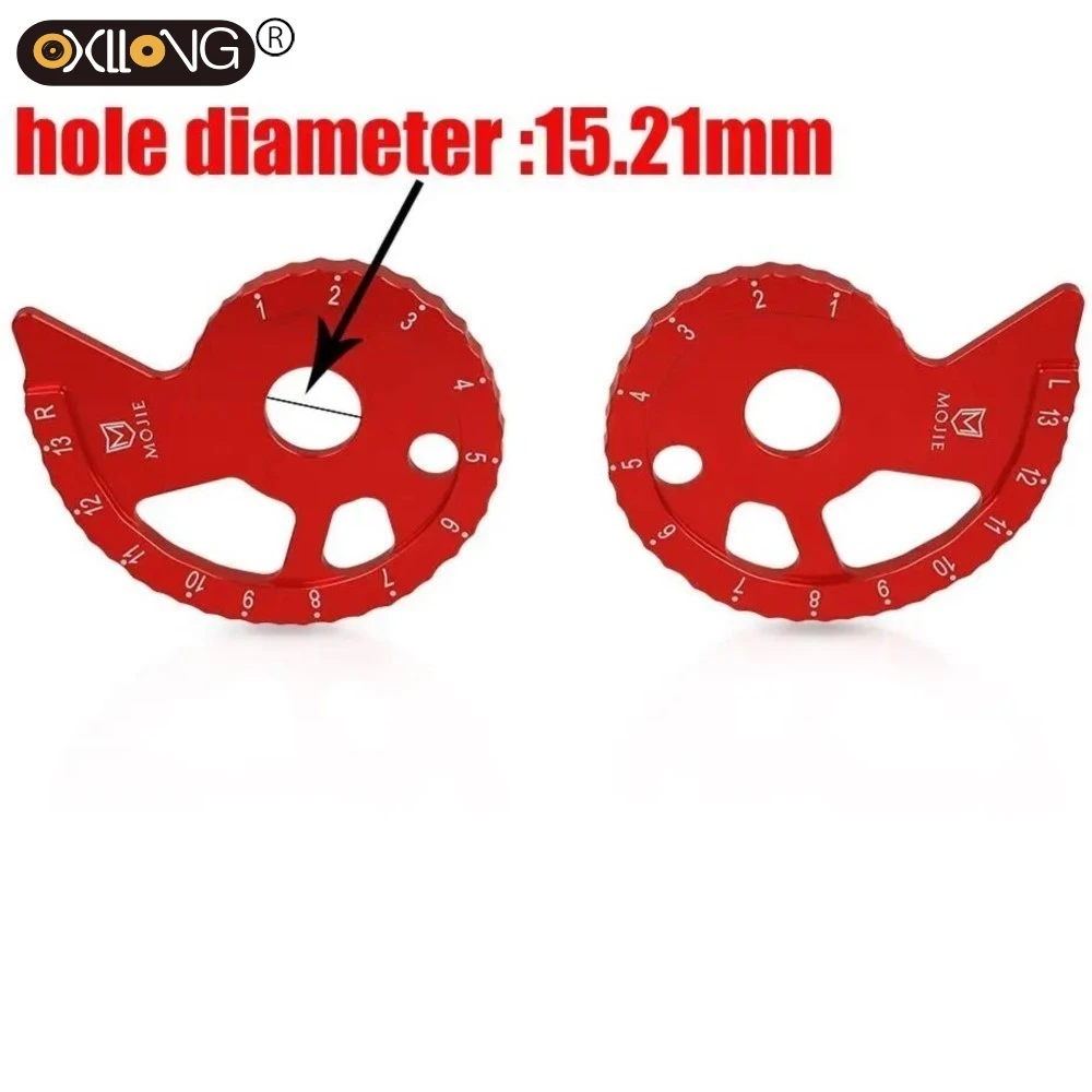 Motorcycle Accessoires Chain Adjuster Parts Regulator For YAMAHA XTZ 600 WR 250Z DT 125R 125RE TTR TW XT 225 E 250 R 200 600E - view 4