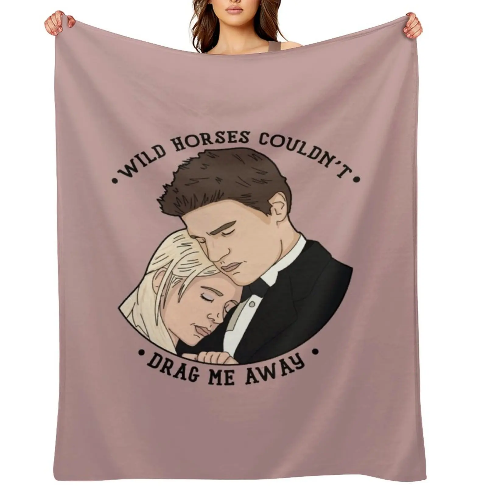 

Buffy & Angel Wild Horses BTVS Throw Blanket Blankets Sofas Of Decoration decorative Comforter manga Blankets