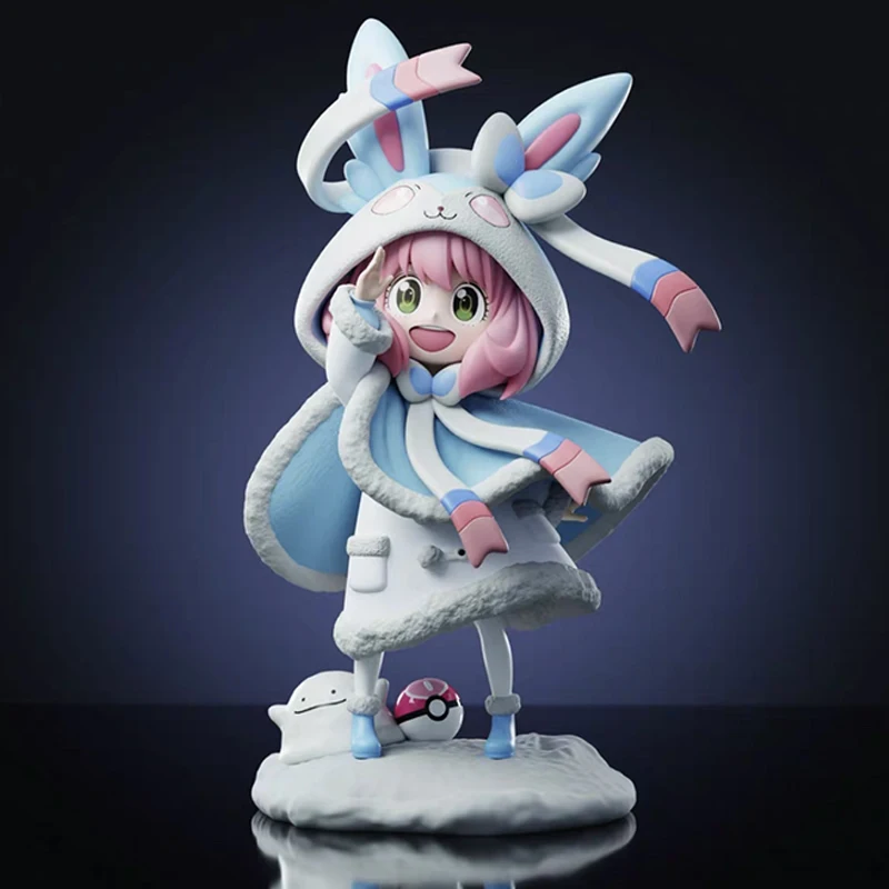 جاسوس × فاميلي أنيا فورجر ساحر كوس فيري إيفي ​ ​   أنيمي الشكل Kawaii زخرفة نموذج جمع الاطفال لعبة الهدايا عمل الشكل لعبة