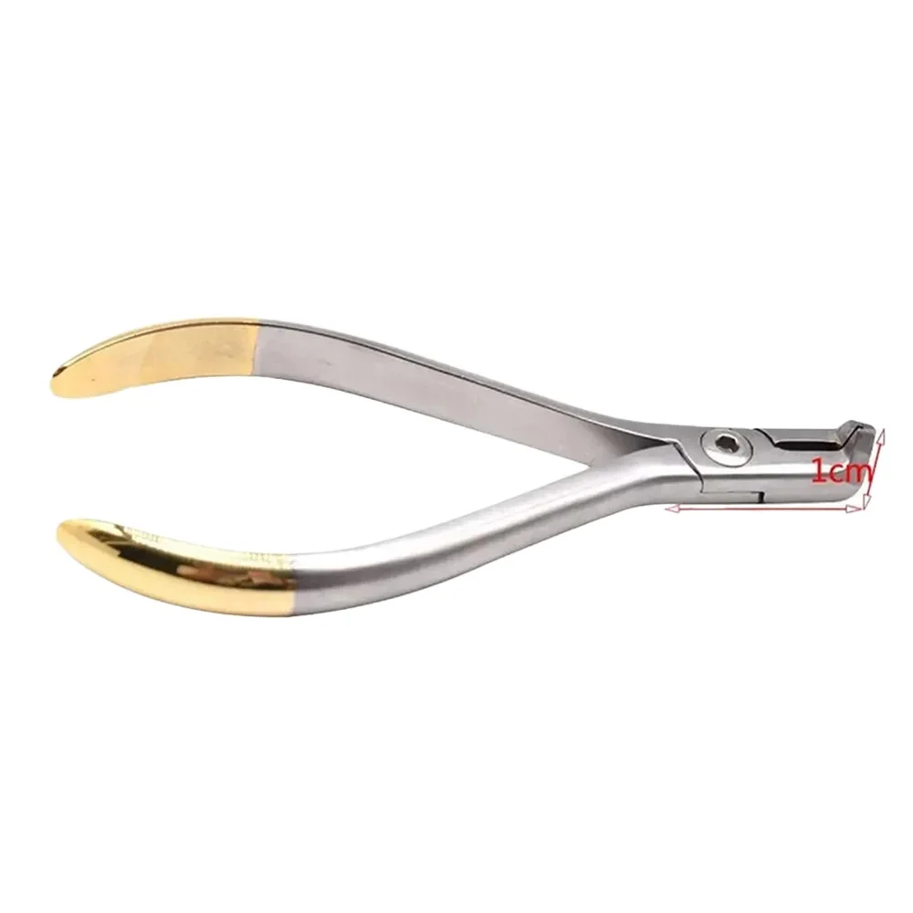 Aço inoxidável arco ortodôntico fio corte fórceps, Dental Distal End Cutter, Dentist Instruments Tools, 1 Pc