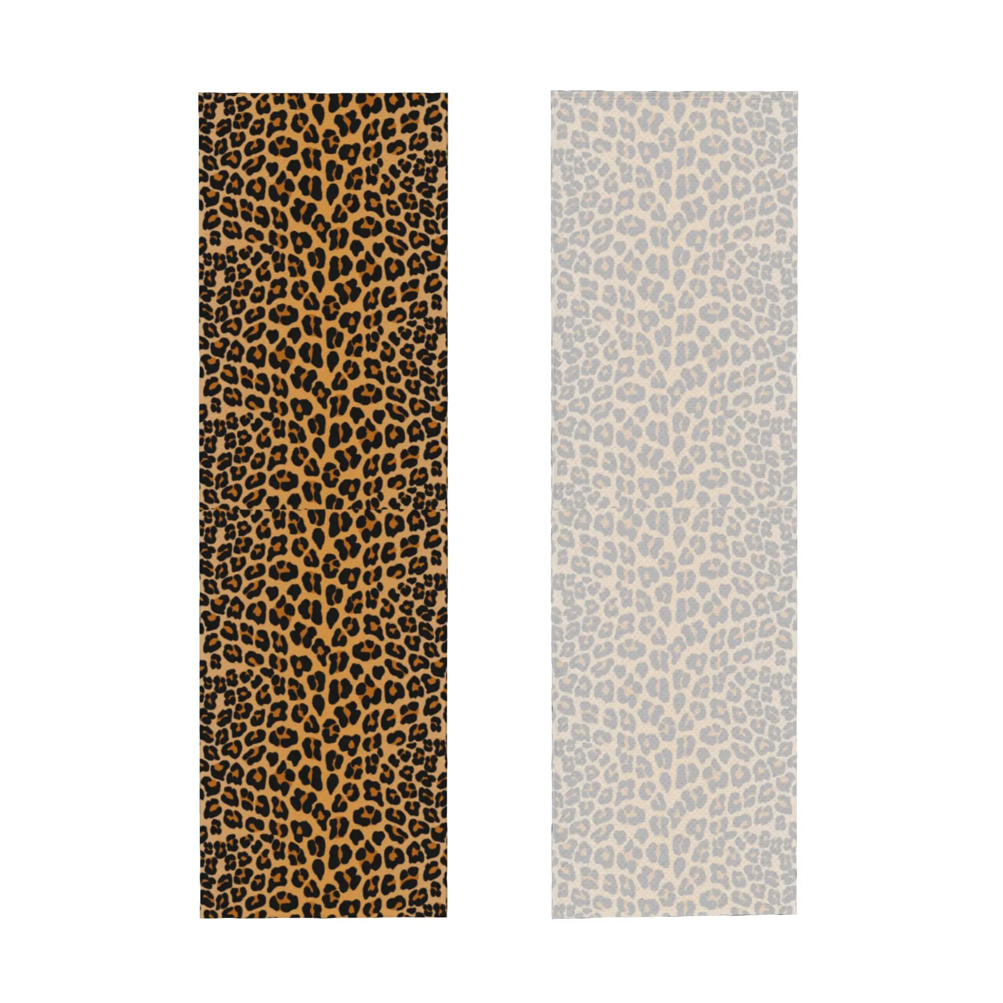 Leopard Print Cold Exercise Towel Animal Fur Pattern Yoga Fitness Running Outdoor Activities Travelling Swimming Camping Towels