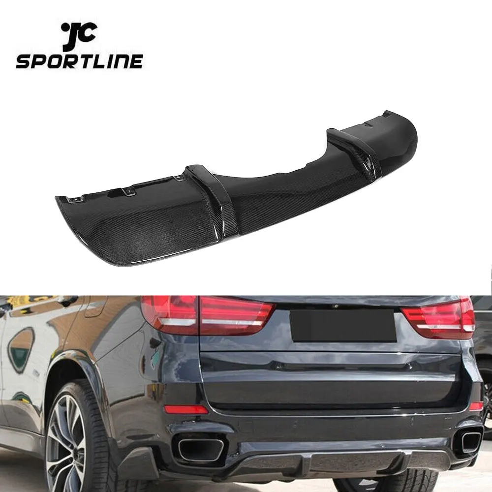 

X Drive Series P Style F15 X5 Carbon Fiber Rear Diffuser For BMW F15 M TECH Bumper