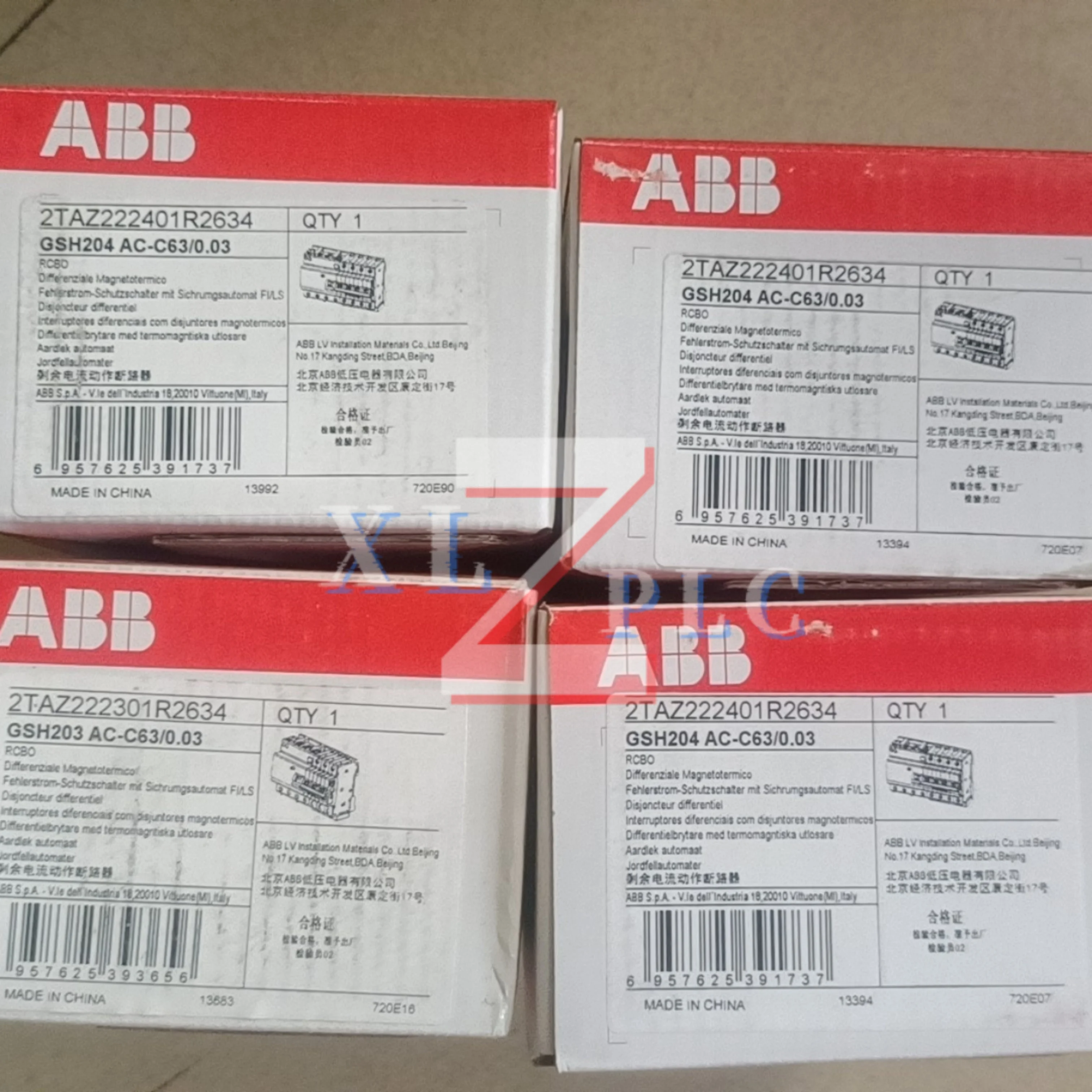 new original   Circuit Breaker  GSH204 AC-C63/0.03