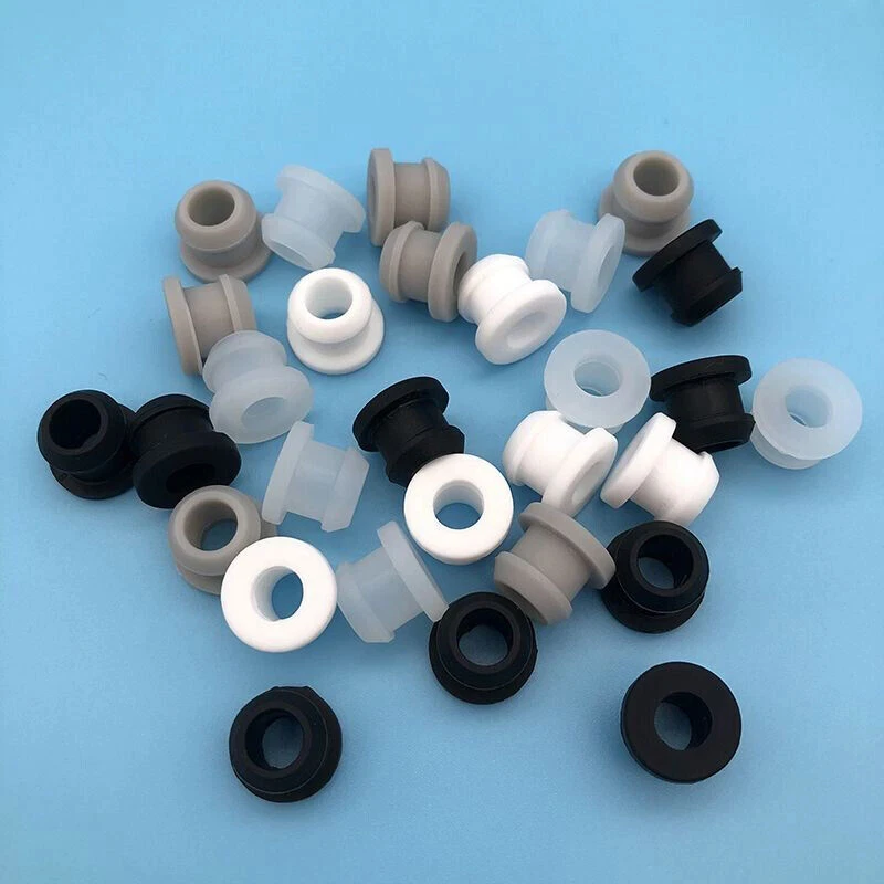 

5Pcs Silicone Rubber Snap-on Grommet Hollow Hole Plug Coil Ring Cable Wiring Protect Bushings O-ring Seal Gasket 4.5mm-60.6mm