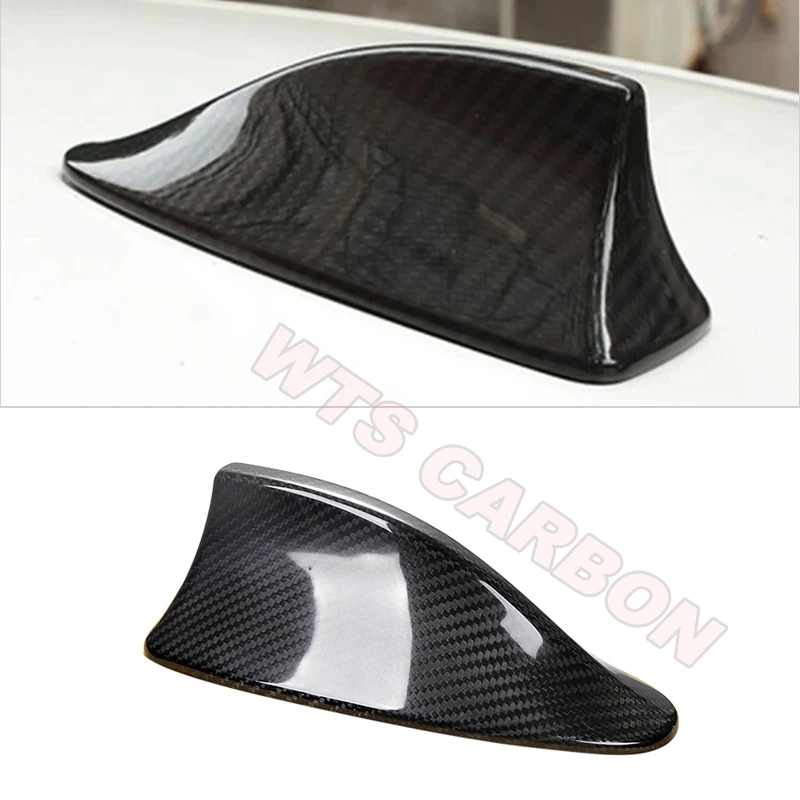 Real Carbon Fiber Car Shark Fin Roof Antenna Cover For BMW 5 series F10 F11 7 Series F01 F02 M5