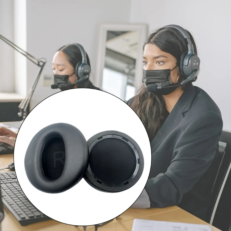 Memory Foam Earpads Compatible for Headphone Ear Pad for Improved Sound Isolation Ear Cover