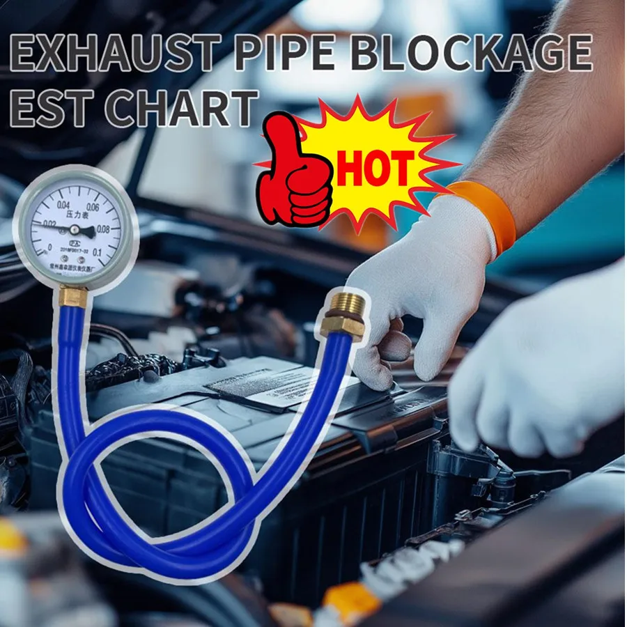 

1PCS Exhaust Blockage Detection Catalytic Plugging Meter Tester Emission Gauge Clogging Car Table Accessories Parts Auto Pipe