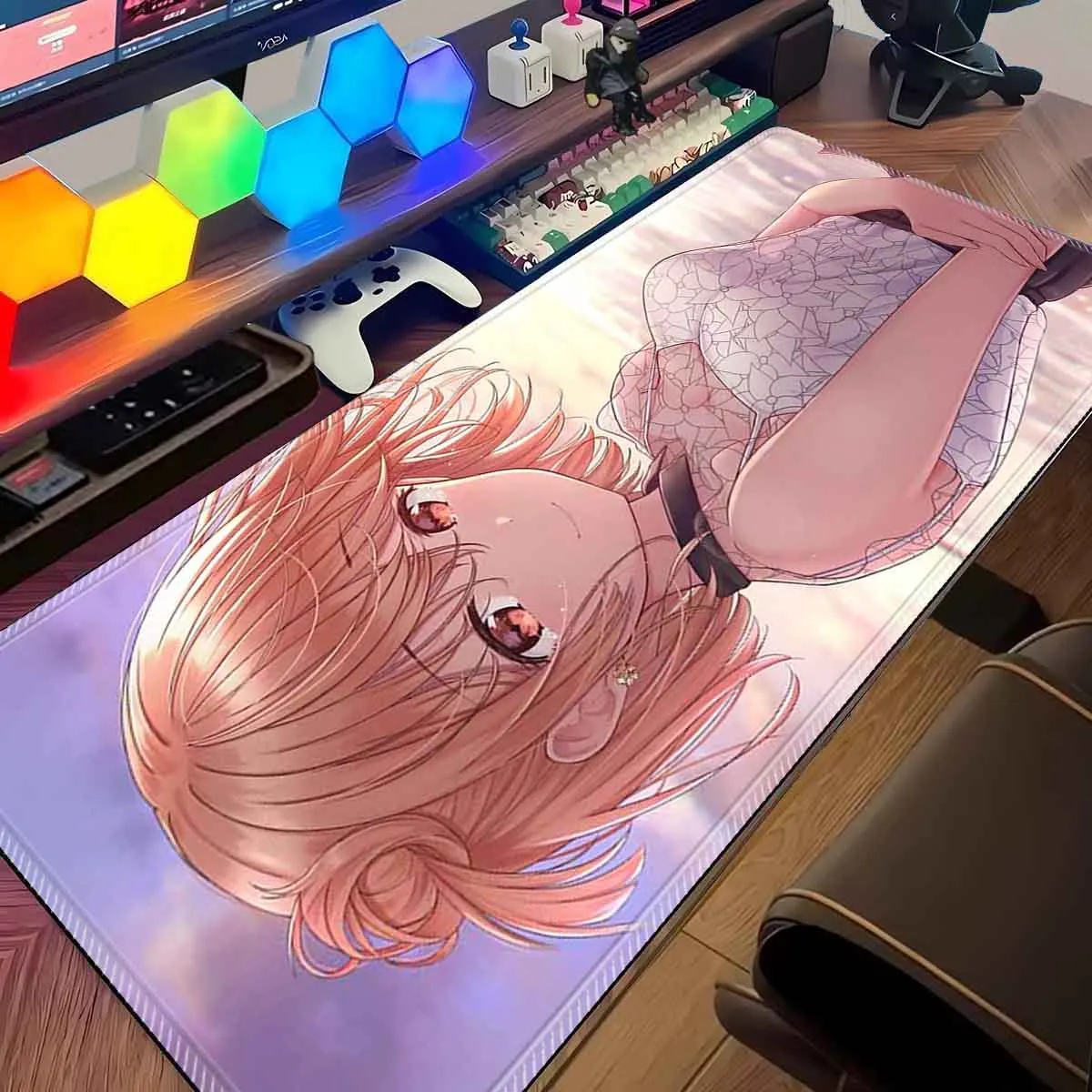 

Anime R_Romantic C_Comedy SNAFU Sexy MouseMat Overwatch Gamer Sexy Mouse Pad Yui Yuigahama Large Non-Slip Mousepad Keyboard Mat