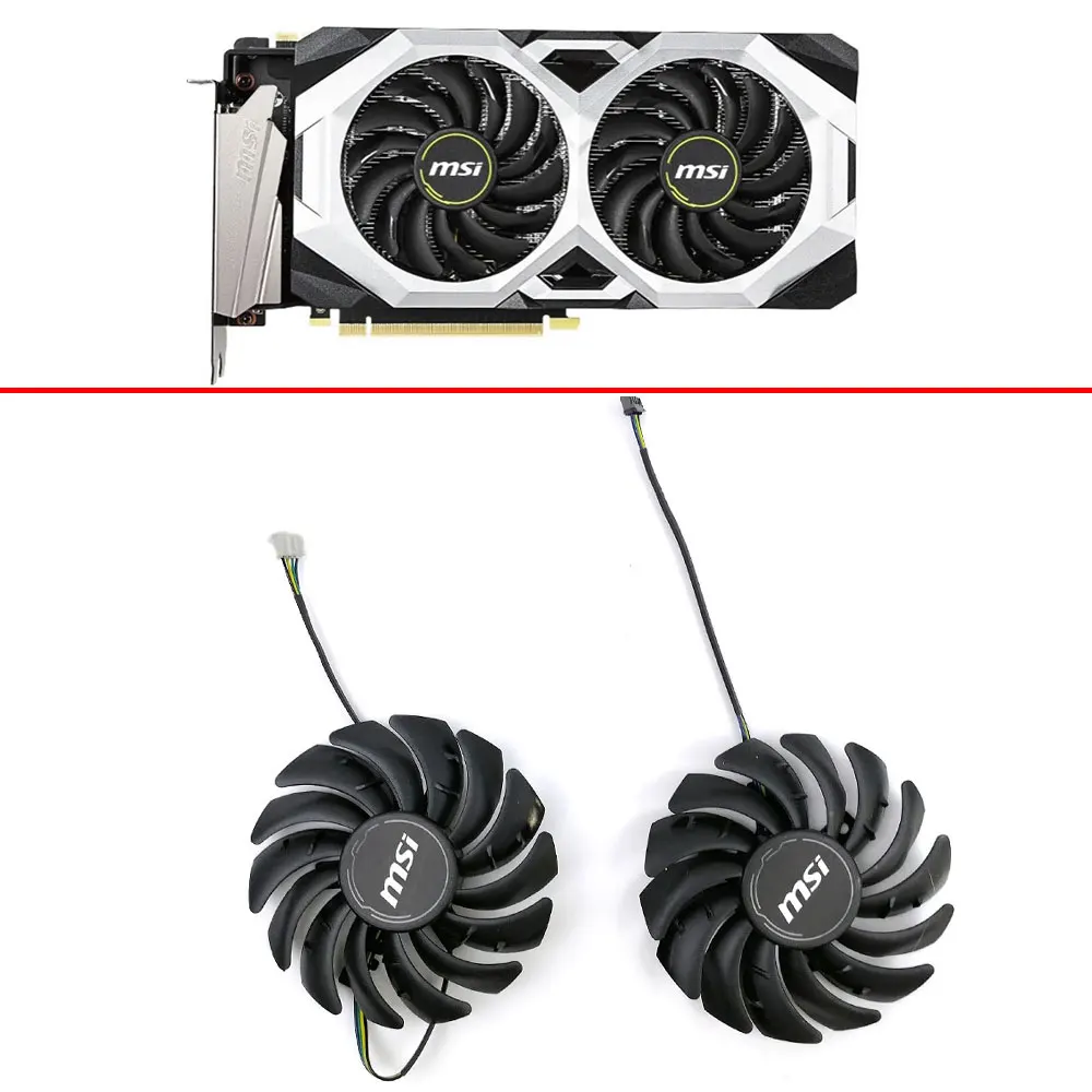 

NEW PLD10010S12HH 85MM 4PIN RTX2080TI Graphics Fan for MSI Geforce RTX 2060 2070 2080 Super Ventus XS Overclocked Graphics Fan