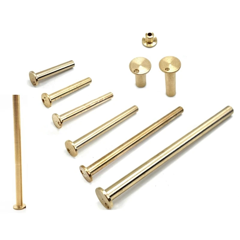 10/9Pcs Golf Clubs Brass Shaft Tip Swing Weights Nails Plug Golf Weight For .335 .355 .370 Tip Steel Shaft Club Head Set