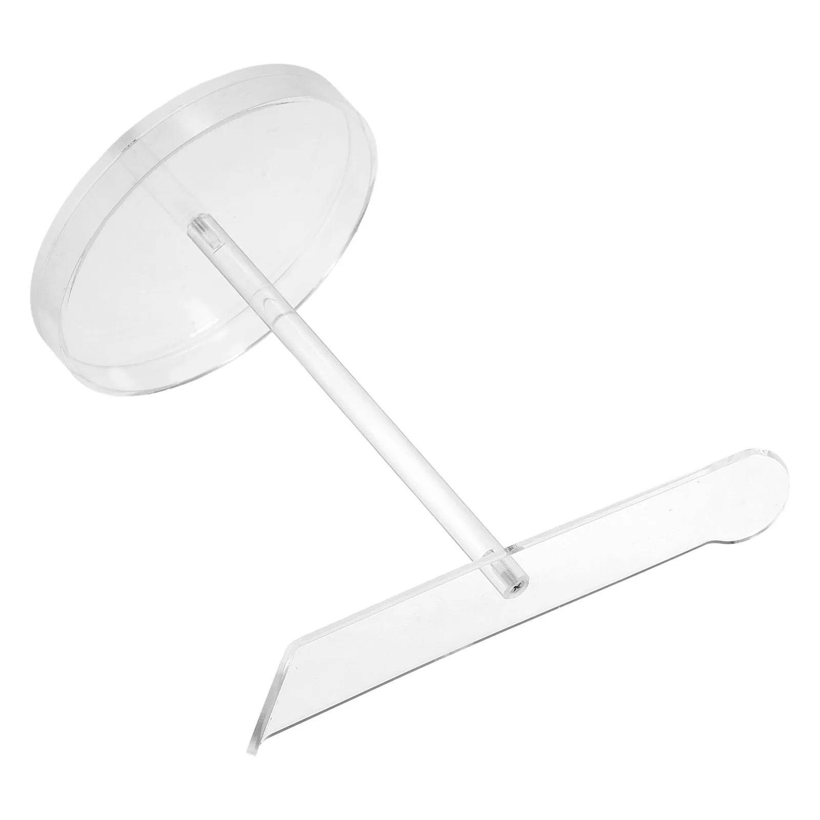 

Acrylic Jewelry Stand T-Shaped Transparent Organizer For Earrings Bracelets Necklaces Hair Extensions Barrettes Headbands