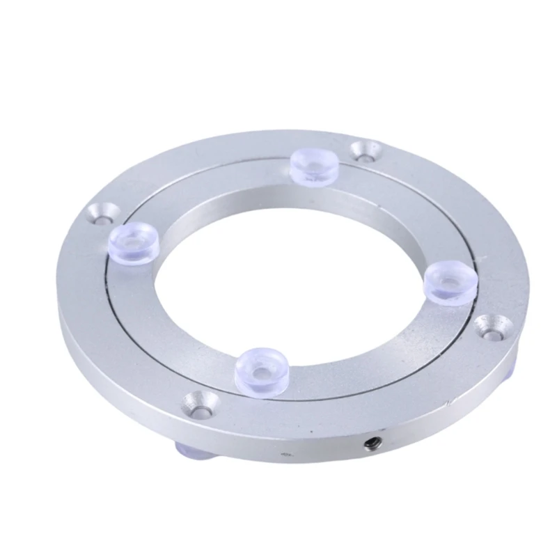 Aluminum Turntables Modern Aluminum Swivels Base Practical Rotating Stand Platform Revolving for 20-25cm Glass Dishes