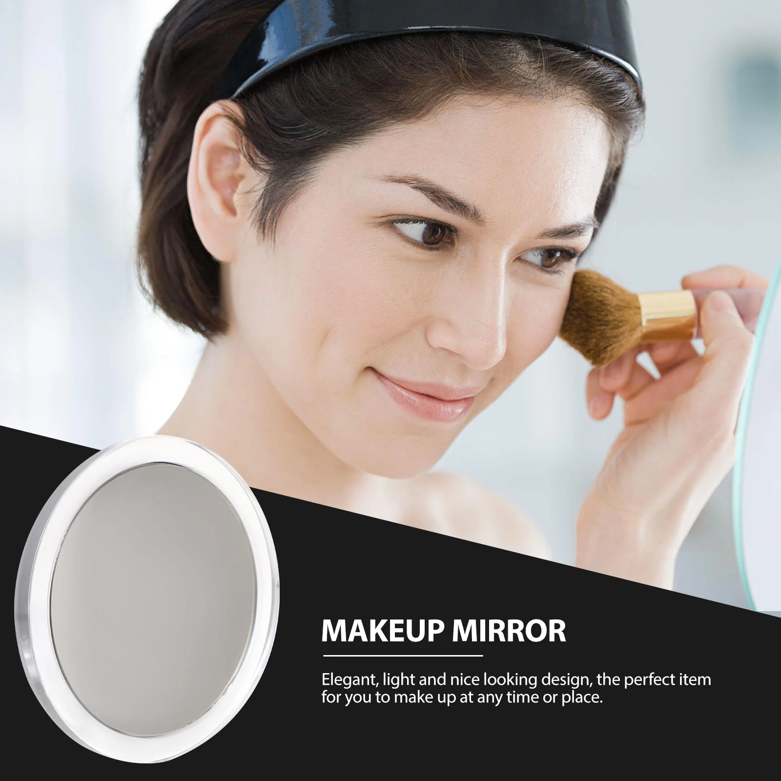 Suction Cup Mirror Makeup Magnifying with Travel Vanity Bathroom 20X Mirrors Single Sided Woman